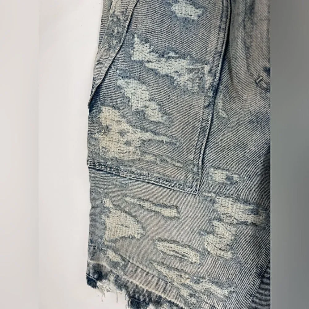 Givenchy Cargo Bermuda Shorts in Denim Waist 27 - Picture 6 of 12